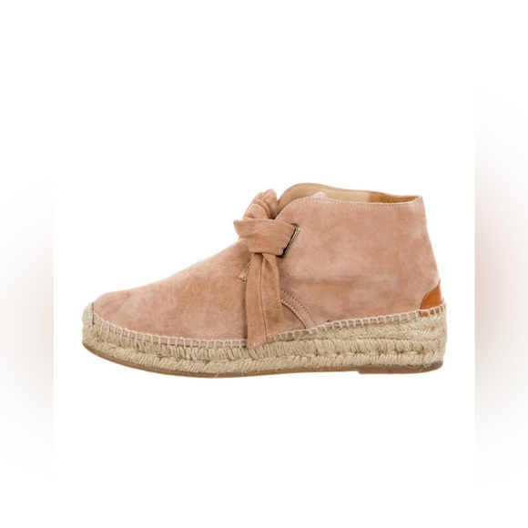 EUC RAG & BONE Women's Gena Suede Leather Espadrille Bootie Size EU 41 US 10.5 - Picture 3 of 5